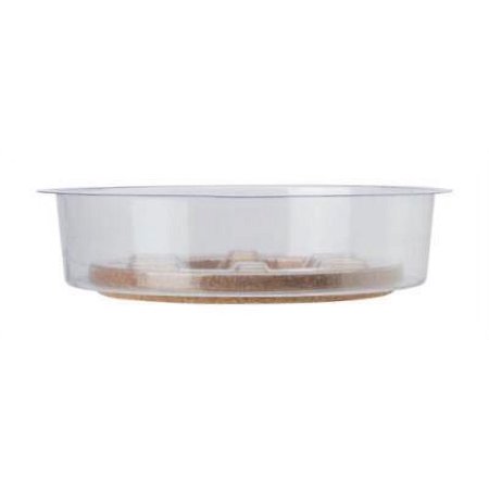 Miracle Gro Miracle-Gro 1.5 in. H X 8 in. D Cork/Plastic Hybrid Plant Saucer Clear (Pack of 24).
