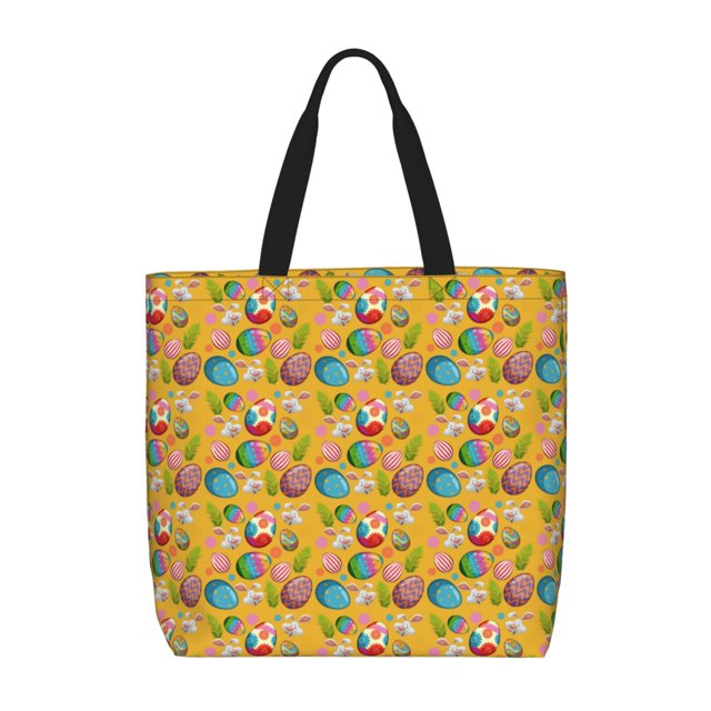 Balery Easter Bolsa de Mano para Mujeres con Cremallera, Bolsa de Gimnasio con Compartimentos, Bolsa para Laptop, Bolsa para Trabajo
