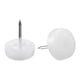 thumbnail image 1 of Protector de patas de muebles, almohadilla para patas de silla y mesa de 16 mm blanca, 60 piezas, 1 of 4