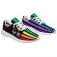 thumbnail image 5 of Unisex Rainbow Sneakers, LGBT Shoes for Men Women Lightweight Breathable Running Shoes White Size 7.5, 5 of 7