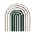 thumbnail image 1 of Placemat Prevent Slip Wearable Thickened Insulation Cup Pad for Bowl Plate Kitchen Restaurant Gray Green, 1 of 3