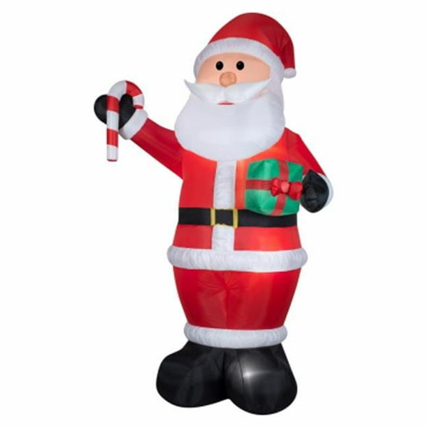 Gemmy Industries 222417 12 Pouces Noël Gonflable Père Noël avec Cadeau
