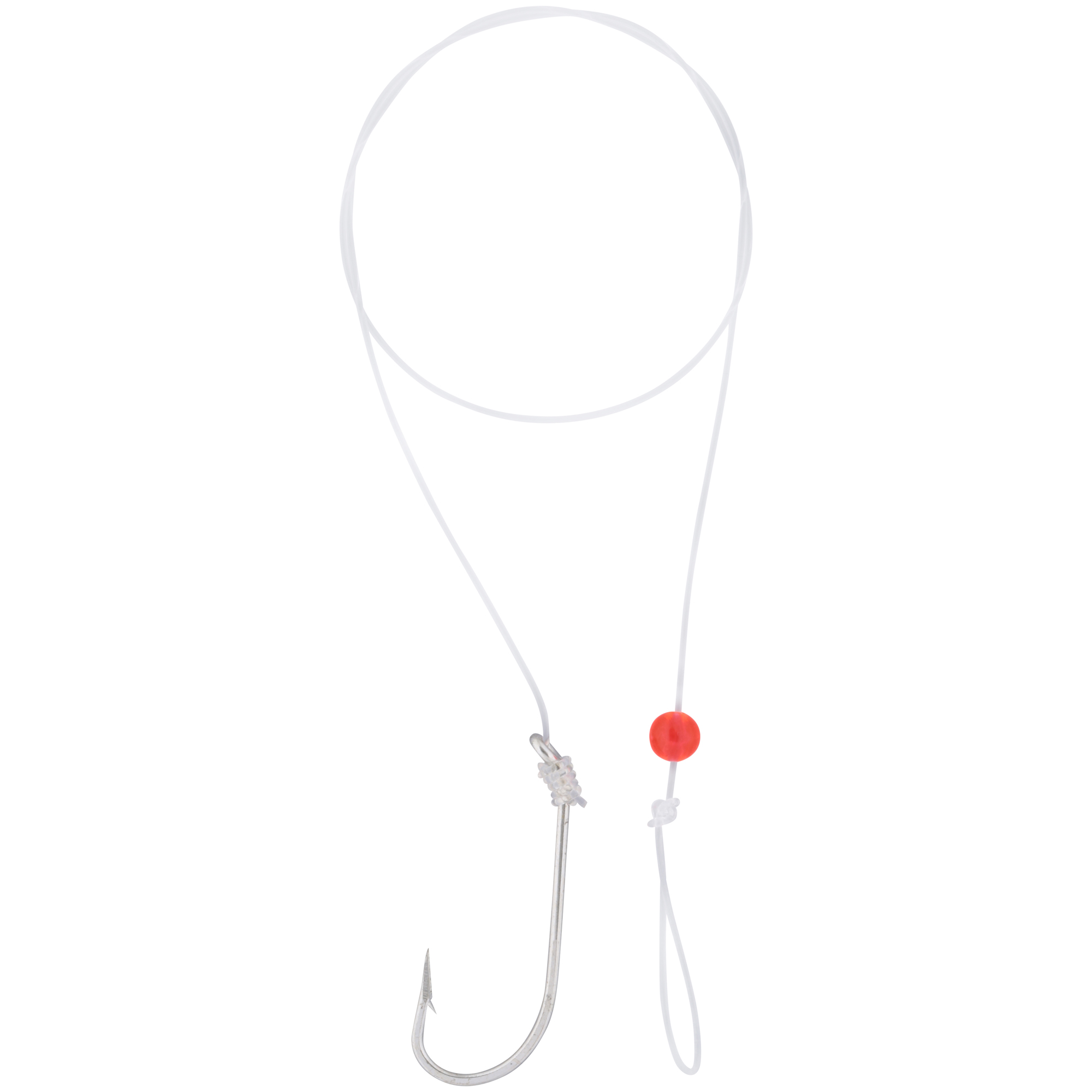 (5 pack) Lazer Sharp 9180H-1/0 Oshaughnessy Size 1/0 Snelled Hooks, 5 Count