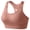 Red, variant on Bras for Women Wide Strap Padded Full Coverage High Support Racerback Gym Yoga Bra Womens Seamless Jelly Bras 1 PC
