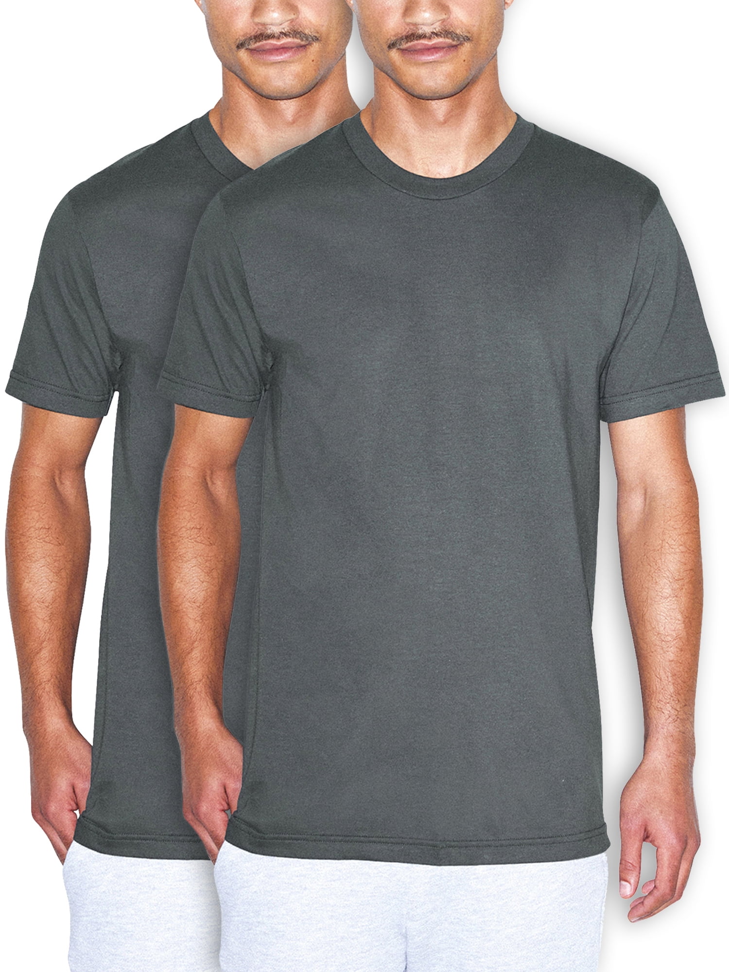New Cotton American Apparel crew neck Men's Graphic T-shirt Top Short Sleeve Tee 