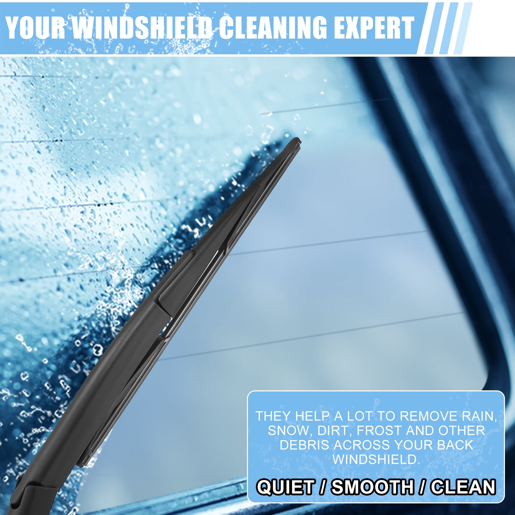 Unique Bargains Rear Wiper Blade Arm Set for Ford Expedition and for Lincoln Navigator