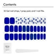 thumbnail image 5 of Dashing Diva GLOSS Gel Nail Polish Strips, Flor Azul, Includes 32 Strips, 5 of 6