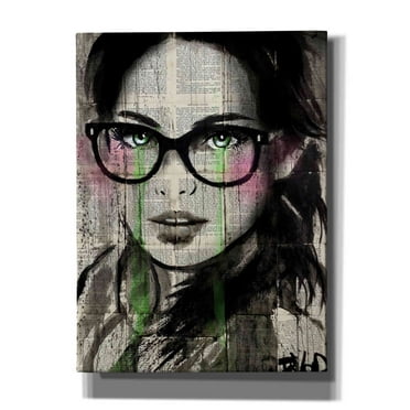 Epic Graffiti 'Prudencee2' by Loui Jover, Canvas Wall Art, 40"x54"
