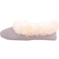 thumbnail image 5 of SNUGRUGS Women's Eleanor Low Top Sheepskin Ballerina Slipper with Suede Sole - Light Grey - US 10, 5 of 7