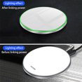thumbnail image 5 of Wireless Charger , Qi-Certified 15W Max Fast Wireless Charging Pad, Compatible with iPhone 12/12 Mini/12 Pro/SE 2020/11 Pro,Samsung Galaxy S21/S20/Note 10(No AC Adapter) - White, 5 of 9