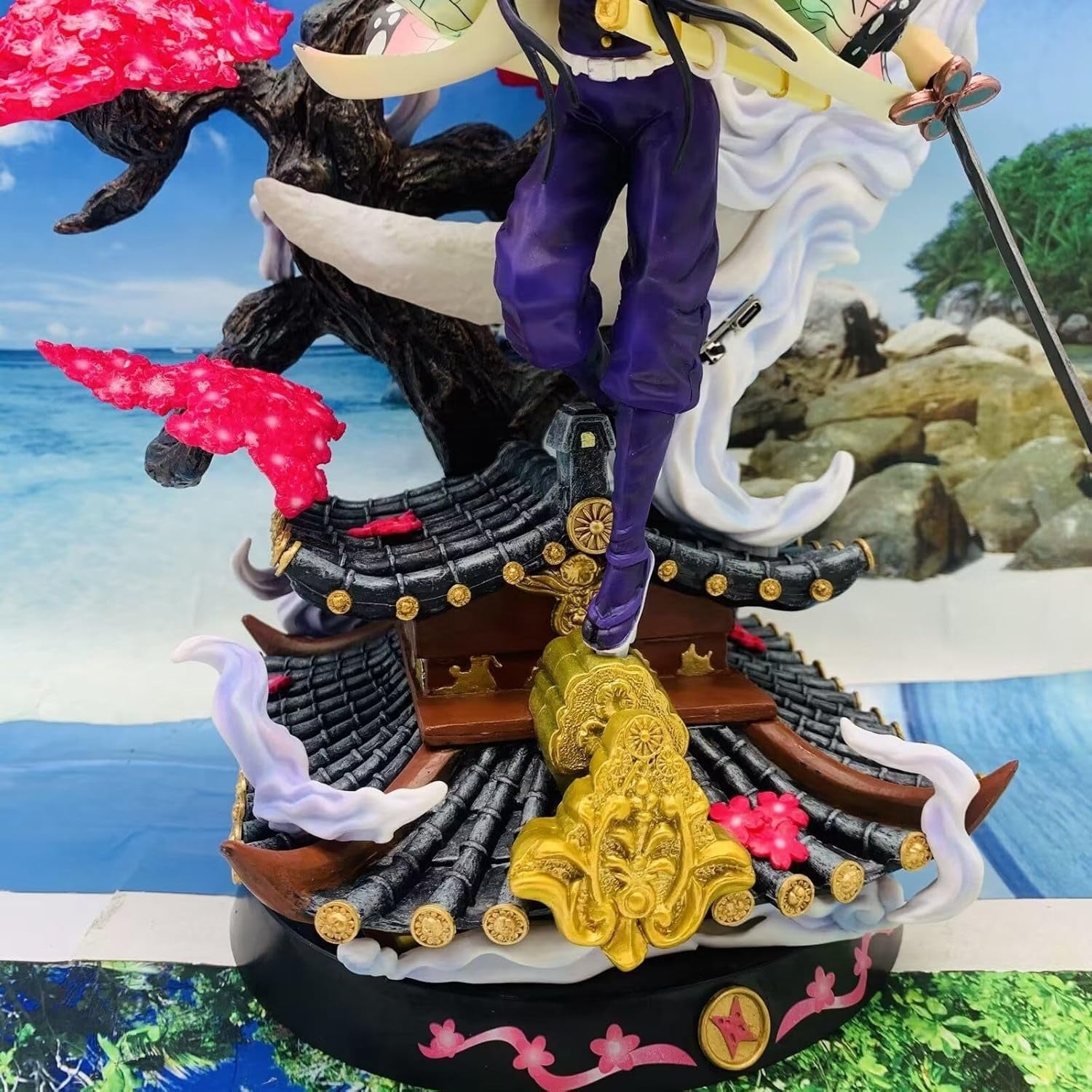Kochou Kanae Figure, Fighting Kochou Kanae Anime Figures 39cm/15.4inch PVC Handmade Character Model Decoration Craft Gifts