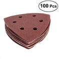 thumbnail image 5 of 100PCS Triangle Sanding Discs Sandpaper 6 Hole Grit 40/60/80/120/240, 5 of 5