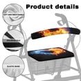 thumbnail image 5 of HELLHERO Backrest Covers Walker Rollator Seat Back Cover and Senior Non-Slip Cover Removable and Washable for Seniors Adult, Red and Blue Flame Heart, 5 of 7