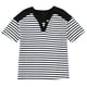 thumbnail image 4 of Hombro Frío Tops Mujeres Cuello en V Manga Corta Fuera Del Hombro Color Sólido Blusa Casual Suave Poliéster Primavera Verano Moda, 4 of 5