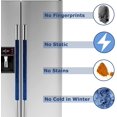 thumbnail image 2 of Blue 3pcs Refrigerator Door Handle Covers Kitchen Decor Keep Appliance Clean Anti-Static Stains for Fridge Dishwasher Velvet, 2 of 5