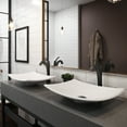 thumbnail image 4 of KRAUS Natura™ 19 3/5-inch White Matte Solid Surface Rectangular Bathroom Vessel Sink and Arlo™ Faucet Combo Set with Pop-Up Drain, Oil Rubbed Bronze Finish, 4 of 9