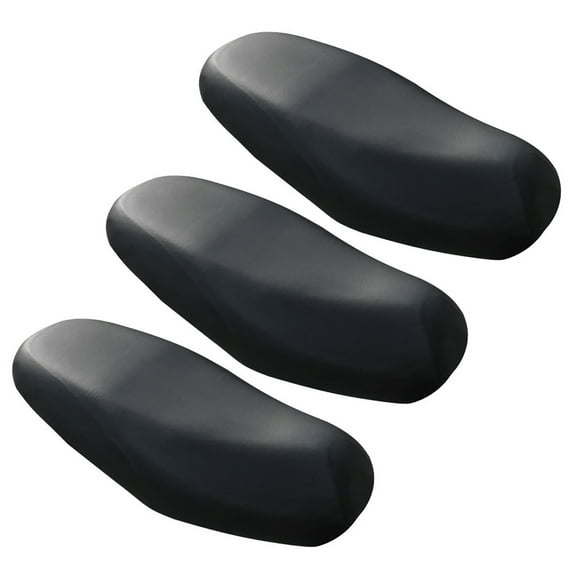 unbranded  3 Pcs Motorcycle Seat Cover Gel for Bike Moped Accessories Black