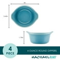 thumbnail image 2 of Rachael Ray Ceramics Round Ramekin Dipper Cup Set, 4-Piece, Agave Blue, 2 of 10