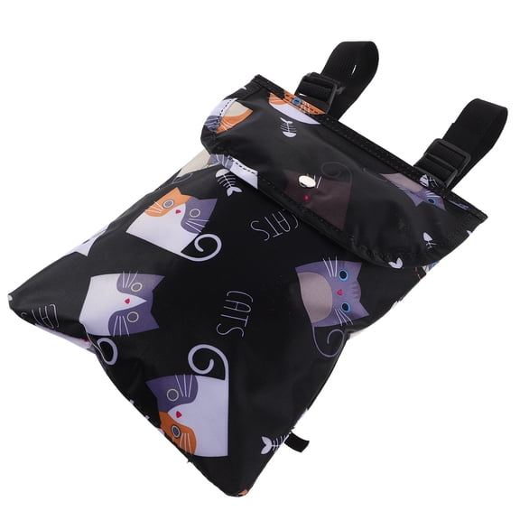 TABLZONE Bike Handlebar Front Bag, Modern Design Polyester Storage Pouch, Cycling Accessory