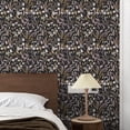 thumbnail image 3 of UMIGGEE Peel and Stick Wallpaper 17.7" x 118" Black Floral Self Adhesive Removable Wallpaper Peel and Stick for Home Bedroom Cabinets Thicken, 3 of 7
