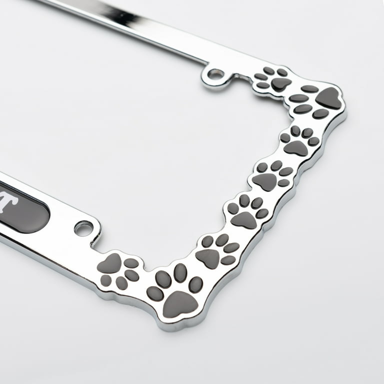 Paw Print License Plate Paw Print License Plate