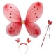 thumbnail image 1 of Disfraz de Hada para Niñas Sunnimix Ala de Mariposa Rojo Oscuro, 1 of 8