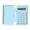 Color:light blue, variant on 8 Digit Mini Flap Calculator Lightweight Portable Scientific Calculator For Students And Office Use Candy Color Design