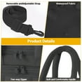 thumbnail image 3 of Bolsa de Almuerzo Térmica de 12.5 QT con Doble Compartimento y Diseño Acogedor, Ideal para Trabajo, Escuela o Picnic, Negro, 3 of 8
