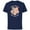 Navy, variant on Disney Minnie Mouse Together We Bloom Springtime Flower - Short Sleeve Cotton T-Shirt for Adults - Customized-Black