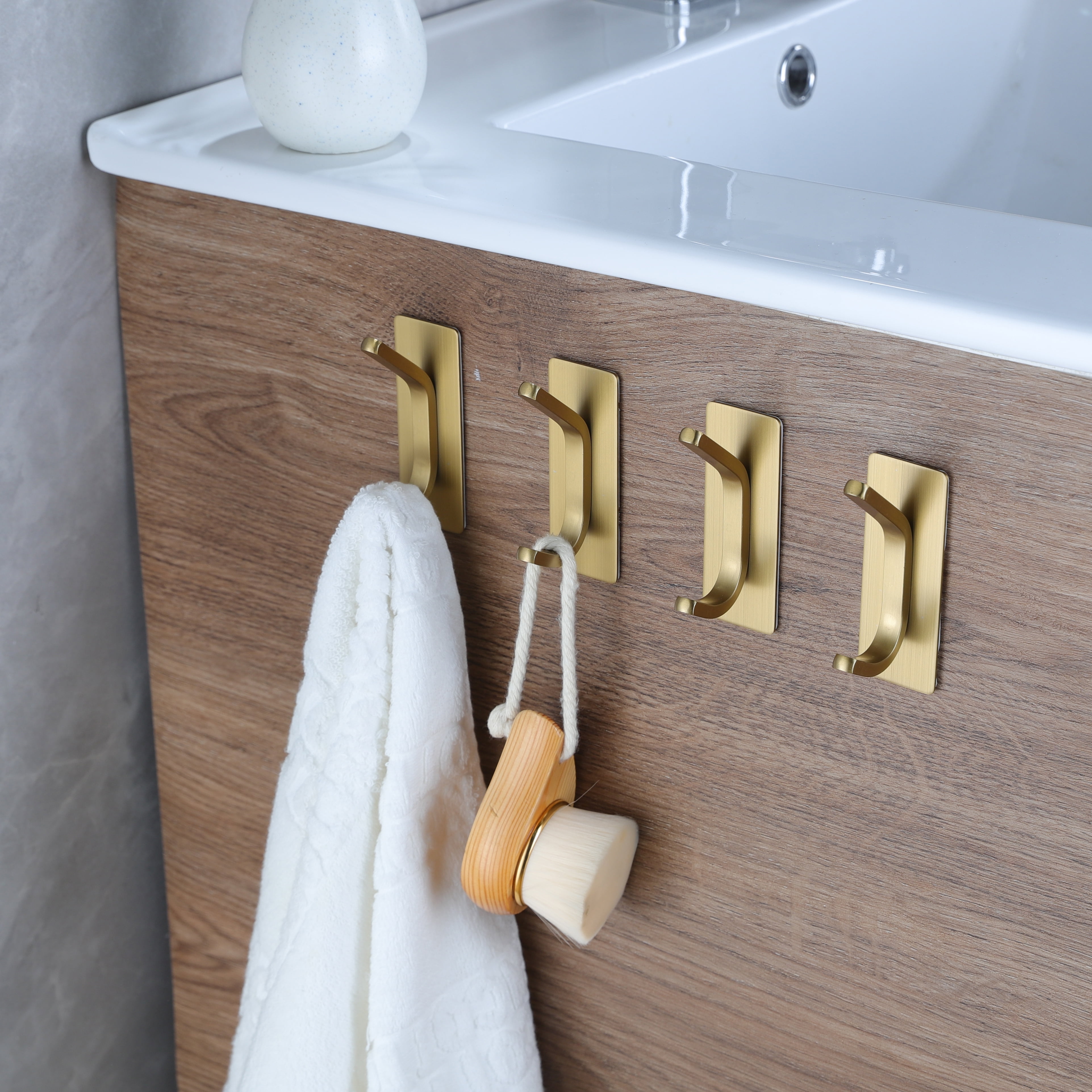 YIGII Self Adhesive Bath Towel Hooks 139-4 - Tools for Kitchen & Bathroom