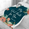 thumbnail image 2 of Yibo Bible Gift Blanket Flannel Soft and Comfortable Anti-static Bed Sofa Blanket, 2 of 7