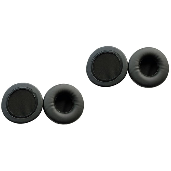2 Pack Ear Pads Earphone Pads Ear-pads Headset 7.5X7.5X2cm Black