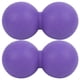 thumbnail image 1 of 2 uds silicona forma de maní entrenamiento de yoga relajación muscular masaje bola masajeador forma de maní púrpura, 1 of 5