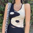 thumbnail image 4 of Mujeres Sexy y2k E-Girls 90s Sin mangas Cara Retrato Estampado Crop Top Tie Dye Chaleco Camiseta sin mangas Estampado gráfico Top Verano Zhivalor WRLF-56-2, 4 of 5