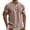 tshirts 50#Pink, variant on ZXLBBD Mens T-Shirts Short Sleeve Henley Shirt Linen Button Down Soft Breathable Versatile Layering Tops for Everyday Comfort Casual Outdoor Tshirts,Light Purple,M