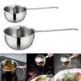 thumbnail image 3 of Small Stainless Steel Milk Pot Frying Pan Oil Splashing Pot Thick kitchen tools, 3 of 5