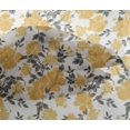 thumbnail image 4 of oneOone Viscose Chiffon Fabric Leaves & Floral Ikat Printed Craft Fabric BTY 42 Inch Wide, 4 of 4