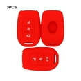thumbnail image 3 of Injueey Funda de silicona segura y moderna para llave de coche de 3 piezas con textura suave para mayor comodidad Electrónica rojo, 3 of 6
