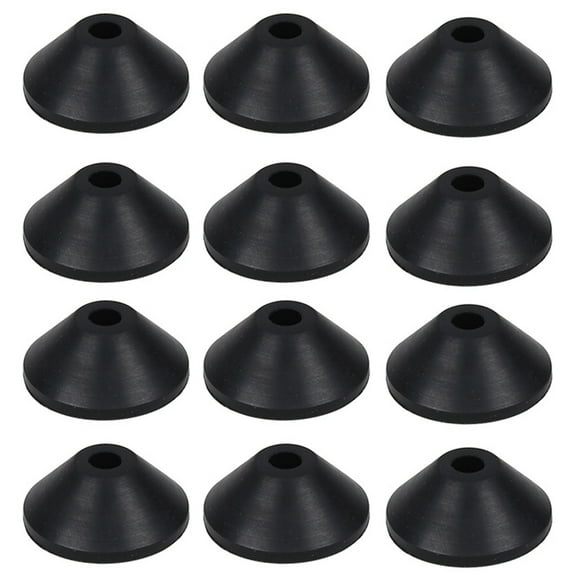 12Pcs Conical Rubber Washers Replacement Toilet Bolts Rubber Washers for Toilet Tanks Leakage Prevents