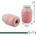 thumbnail image 7 of Servette Home Pink Salt and Pepper Shakers Ceramic Mason Jar Spice Jars, 7 of 7