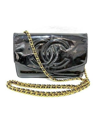 Chanel Chanel Bifold Long Wallet Matelasse Women's Black Leather A31509  Here Mark