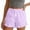 Purple, variant on Shorts Womens Elastic Waist Shorts Loose Comfy Shorts Lounge Short Cute Summer Shorts Womans Clothes