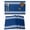 Blue, variant on Sage Green Striped Placemats Set of 4 Stripes Place Mats Table Mats Kitchen Dining Home Outdoor Party Table Decoration