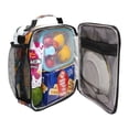 thumbnail image 4 of Square Lunch Bag 10.5*3.5*9.5 Inches Cooler Bag Lunch Bag Insulation Portable Durable Fashion Color Art Cool Elephant, 4 of 6