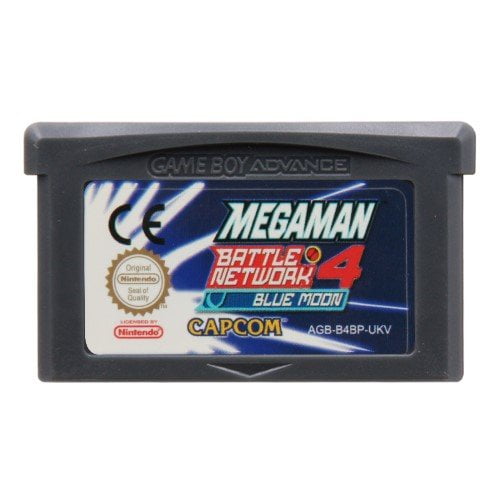 Mega Man Battle Network 4 Blue Moon UKV Game Boy Advance GBA