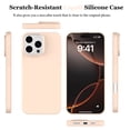 thumbnail image 2 of Apple iPhone 16 Pro Shockproof Silicone Case, Rugged Soft Gel Rubber Cover, Ultra Slim Anti-Scratch Design with Microfiber Lining, Protective Phone Case for iPhone 16 Pro-Pink, 2 of 7