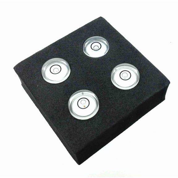 Turntable Precision Mini Bubble Levels - Set of 4