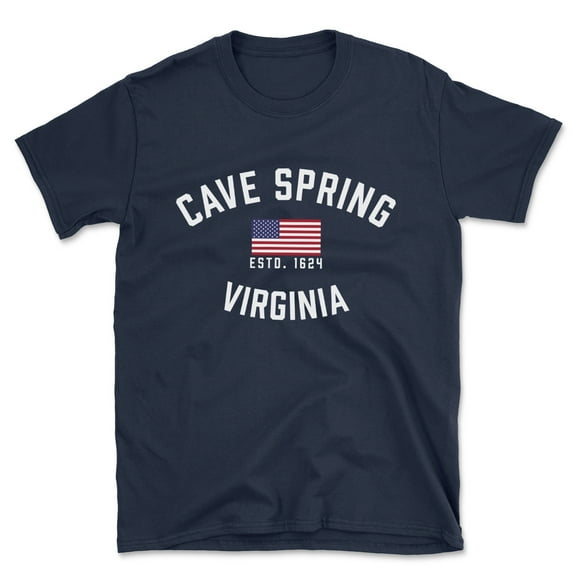 Cave Spring Virginia Patriot Men's Cotton T-Shirt