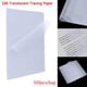 thumbnail image 1 of 500 Piezas de Papel de Calco Blanco Translúcido, Papel de Dibujo para Bocetos Papel de Calco Artístico para Dibujar Hojas de Animación de Dibujo de Có Baoblaze Papel de trazar, 1 of 8