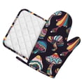 thumbnail image 2 of Disketp Colorful Mushrooms In Doodle Style Oven Mitts And Potholders Bbq Gloves-Oven Mitts And Pot Holders With Recycled Infill Silicone Non-Slip Cooking Gloves For Cooking Baking Grilling, 2 of 9